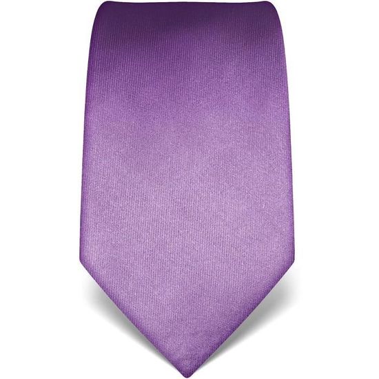 Cravate Rayures Teflon Cravate Homme Vincenzo Boretti Pure Soie - Haute Densité Tissage Anti-Tâches | 150cm Longueur - Pour Costume Et Chemise Cravate Anti-taches Teflon