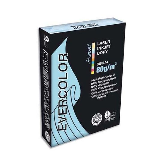 Papier Couleur Gris Iceland 80g/m² A4 - Ramette De 500 Feuilles - Idéal Pour Impression Et Créations