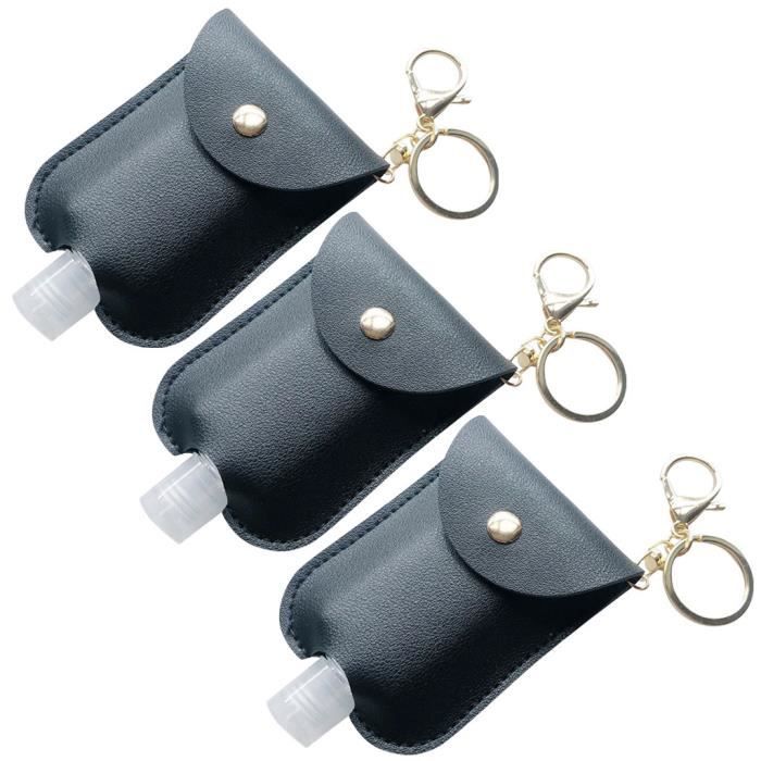 Pochette de désinfectant pour les mains jetable portable étui de clé pour désinfectant pour les mains en plein air 3 pièces ke2084