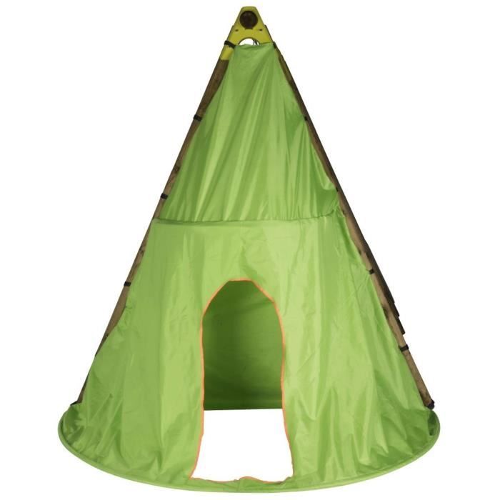 P152 TRIGANO Tente de jeu Tipi pour balancoire en bois 2,3 m J-JOU058
