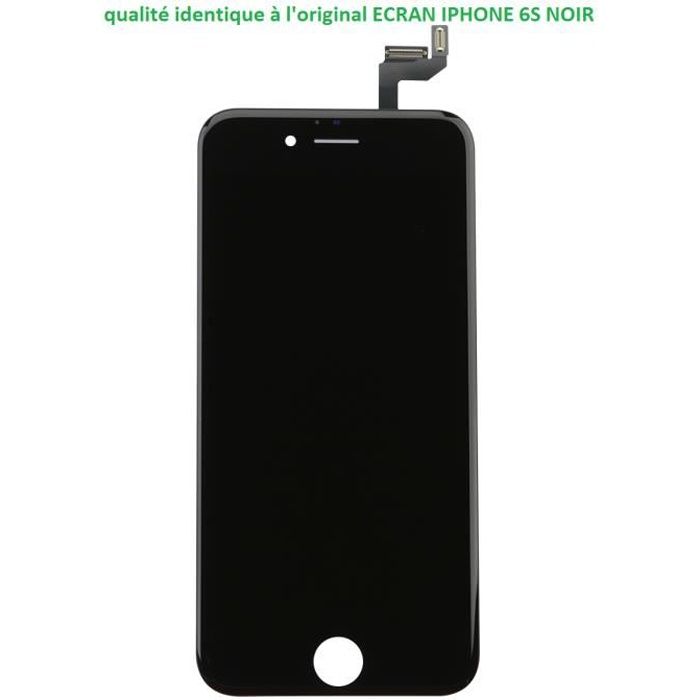 Ecran iphone 6S noir qualité identique à l'original outils offert