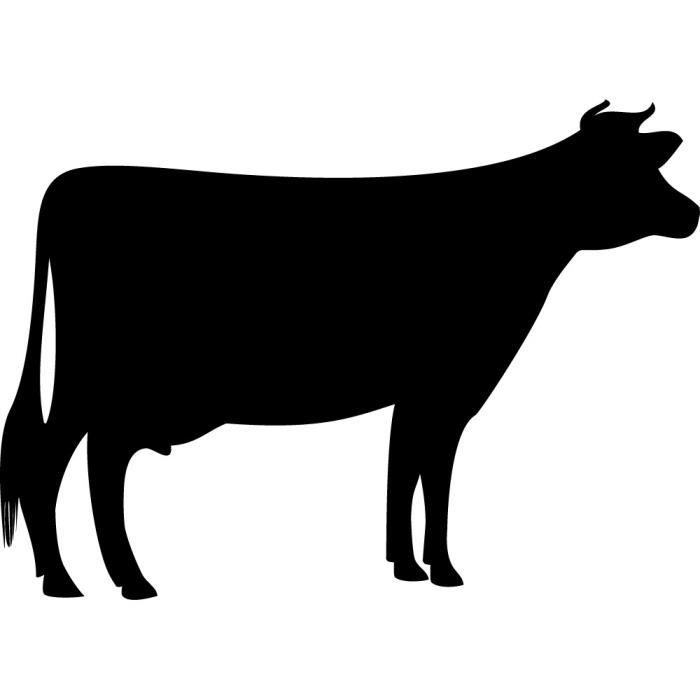 Stickers ardoise vache Ref: ARD-315 57x80 cm