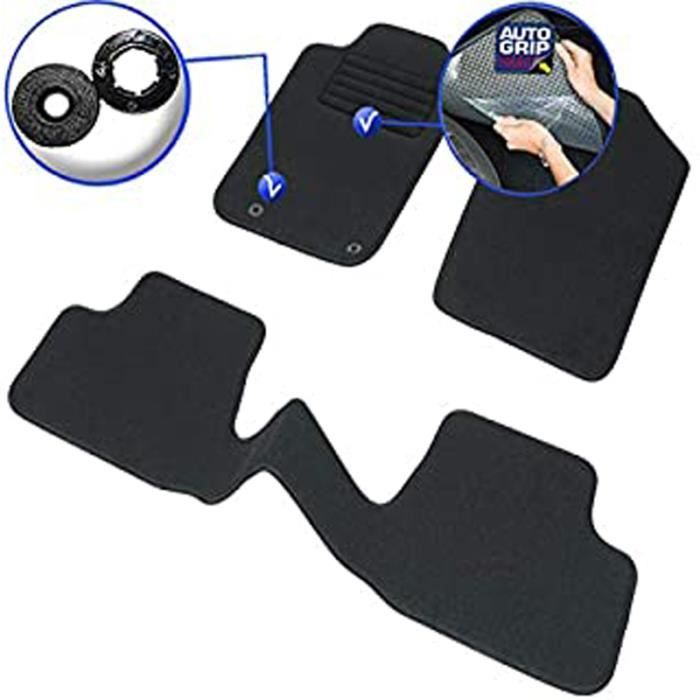 Tapis De Voiture - Sur Mesure Pour C3 Aircross (2017-2020) - 3 Pièces - Tapis De Sol Antidérapant Pour Automobile - Moquette Classic