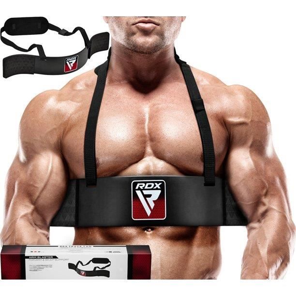 RDX Biceps Arm Blaster Biceps Triceps Isolator, Musculation Haltérophilie Muscle Builder, Bodybuilding Training Home Gym Exercise
