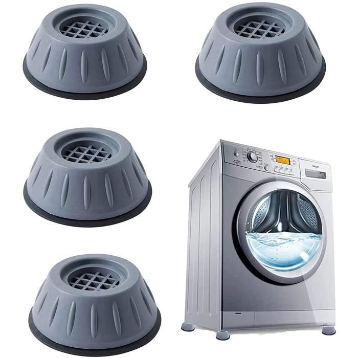 4 Pièces Tampons À Pied Machine À Laver Anti Vibration Tampon, pieds de machine à laver,universel pour lave-linge et sèche-linge.