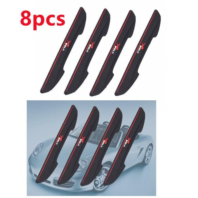 Protections Portière Voiture 6pcs - Silicone Anti-Rayures - Pour Bords De Porte Et Poignées - AEIOPRS