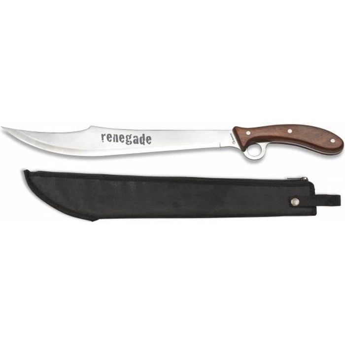 Machete Rod Cutter Martinez Albainox Albainox Albainox Renegate Mango Wood & 42.2 Cm Stainless Steel Blade Inclut le cas 3184444.