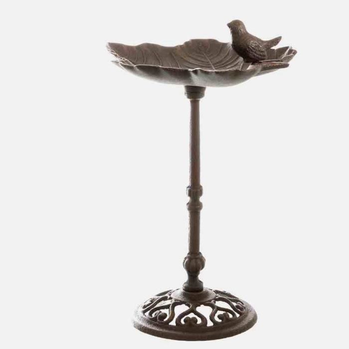 Sculptures et statues de jardin Linoows Antique Bain D'Oiseaux, Gründerzeit Fontaine pour Bain D'Oiseau avec Floral Coqu 33500
