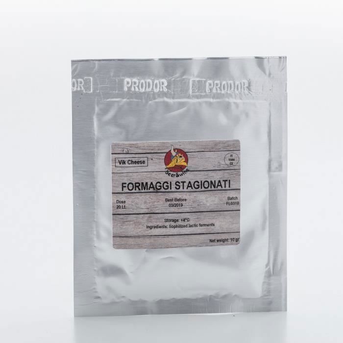 Formaggi Stagionati 20g / 20L - Ferment Fromage - Fromage Italien - Ferment Lactique - Les bactéries de fromage