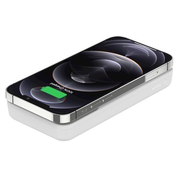TÉLÉPHONIE, Powerbank, POWER BANK STANDARD, Belkin Magnetic Wir Powerbank 10k + 18wpdBelkin BPD001BTWH. Couleur du produit: Blanc,