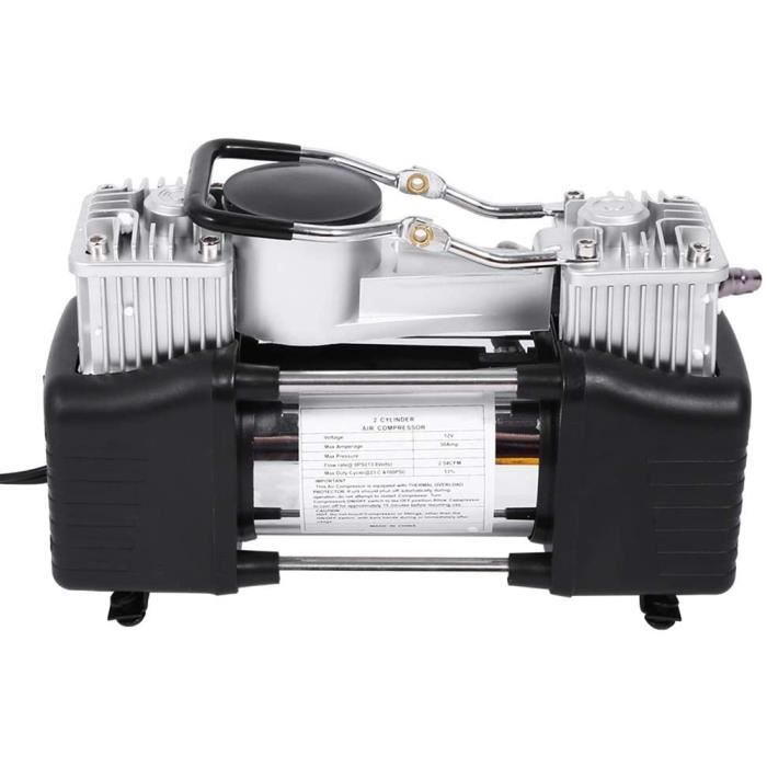Cuque Pompe de pression Mini compresseur d'air portatif 150PSI gonfleur de pneu de voiture Kit portatif pompe à pression 12V