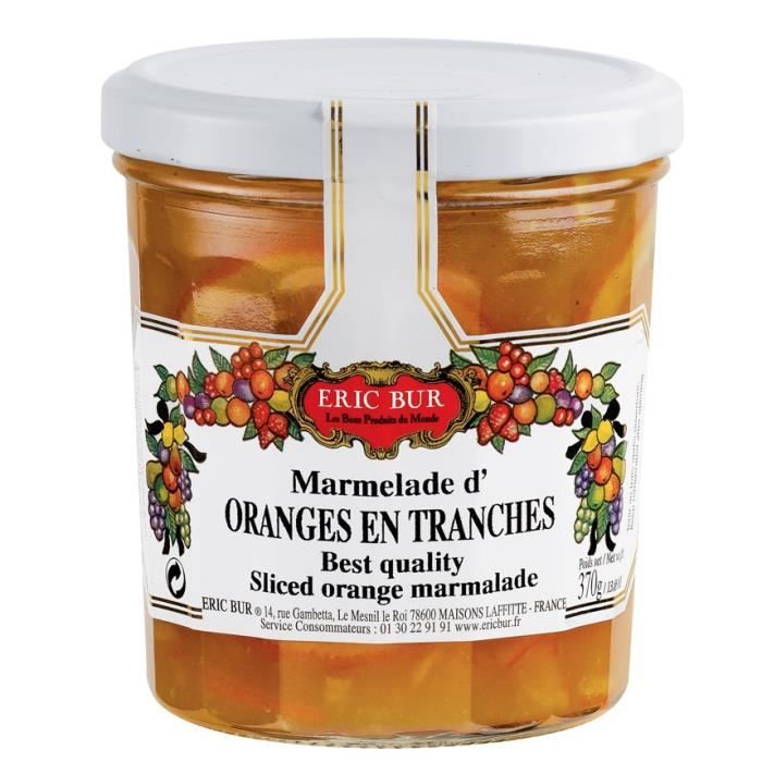 Confiture orange en tranches - Eric BUR