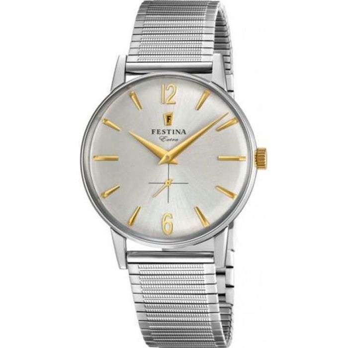 Montre Festina homme Extra acier bracelet extensible F20250/2