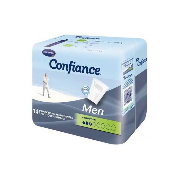Confiance men 3 gouttes 14 protections anatomiques