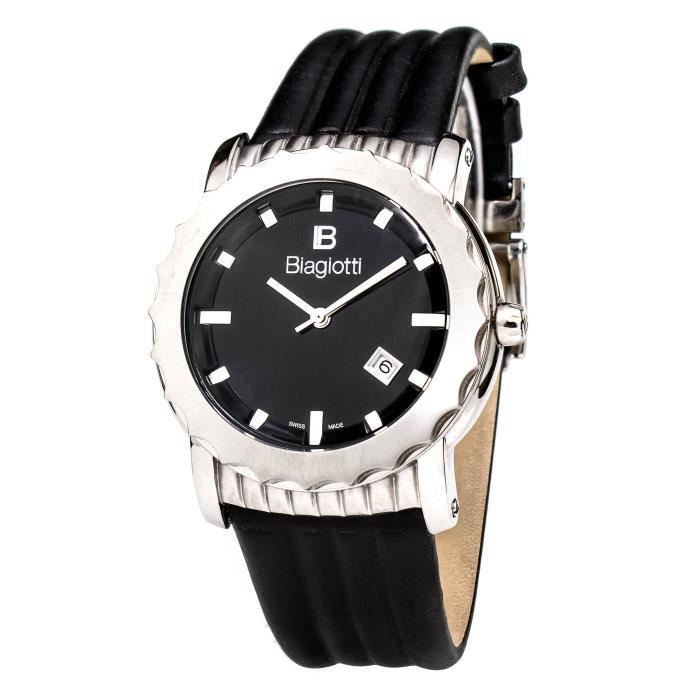 WATCH LAURA BIAGIOTTI STEEL BLACK BLACK MAN LB0029M-01