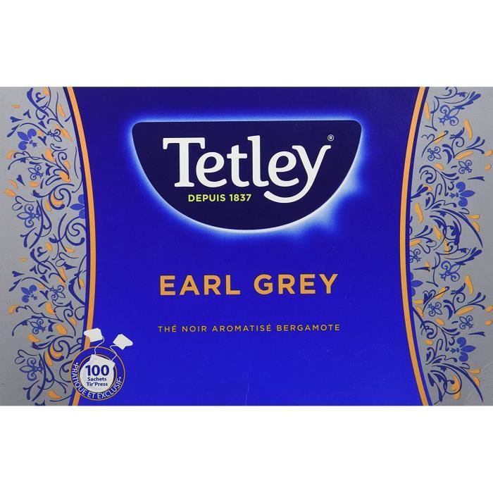 The Noir - Thé Earl Grey Arôme Robuste Intense Certifié Rainforest