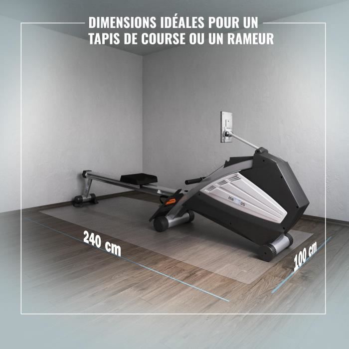 Tapis de protection de sol transparent - 240 x 100 cm