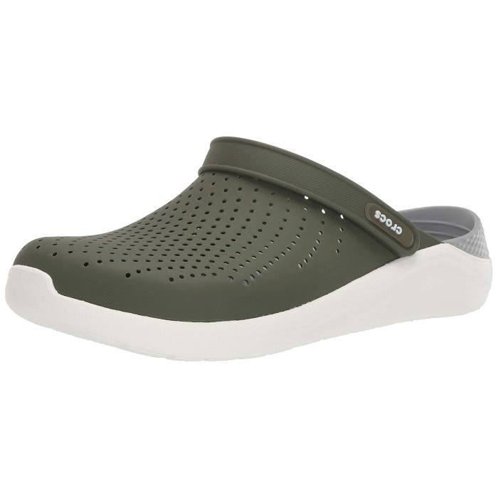 Chausson De Plongee P8GZV Literide Clog Armée Vert Blanc Taille légère Confort Sabots Taille-42