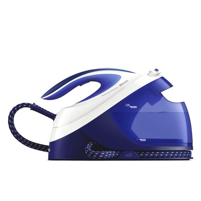 PHILIPS GC8731/20 Centrale Vapeur Perfect Care - 6,5 bar - 120g/min - effet pressing 390g - 1,8L - Bleu