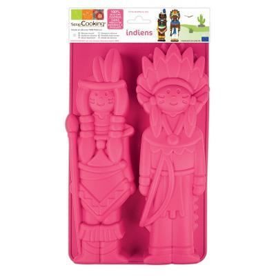 MOULE A PATISSERIE EN SILICONE INDIENS - SCRAPC...