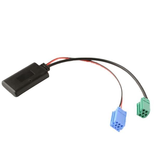 Interface Adaptateur Audio Bluetooth pour Voiture Biurlink MINI ISO 6 Broches et 8 Broches pour les ModèLes Renault 2005-2011 HôTe