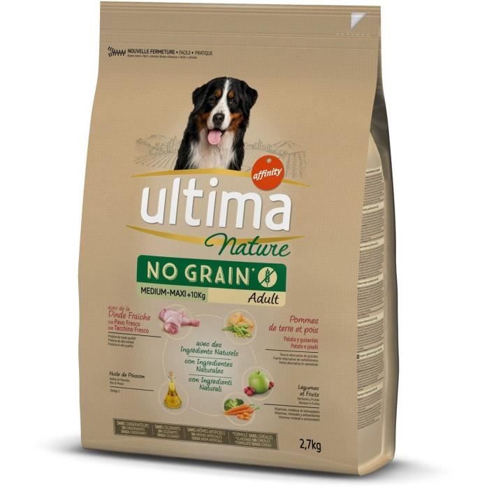 ULTIMA Croquettes à la dinde pour chiens - 2,7 kg