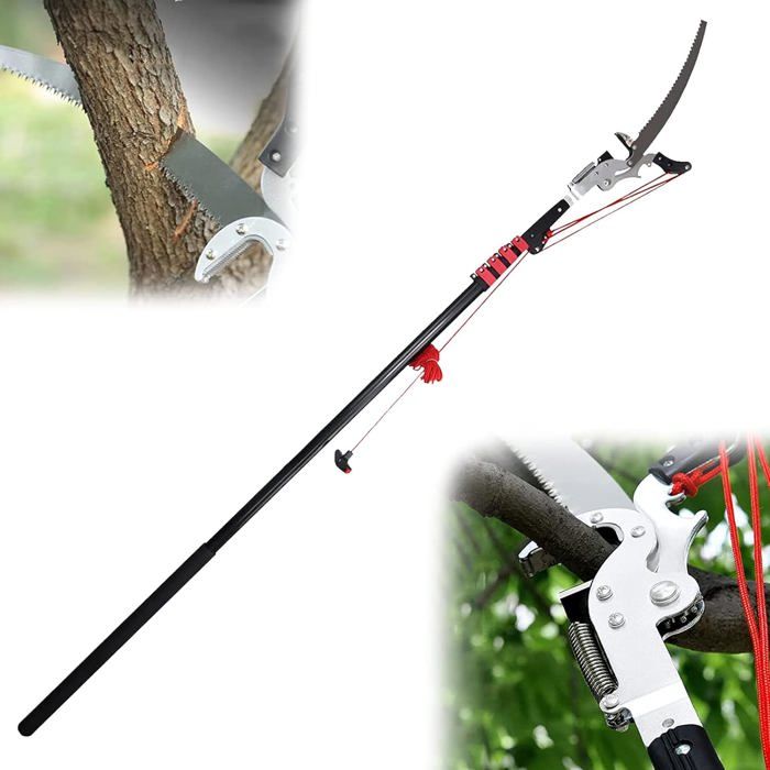 Scie à Perche D'élagage Silky FORESTER – Longueur Extensible 1.7 à 4.5 M, Lame 380 Mm, Denture Mirai-me – Légère Et Précise - 8