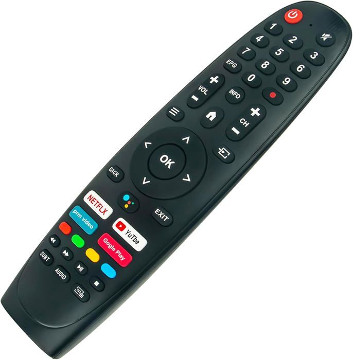 Telecomando Vocale Sostitutivo Per TV Grunkel – 55UA10V3, 40FA20T1, 50UA10V3 E Altri Modelli LED