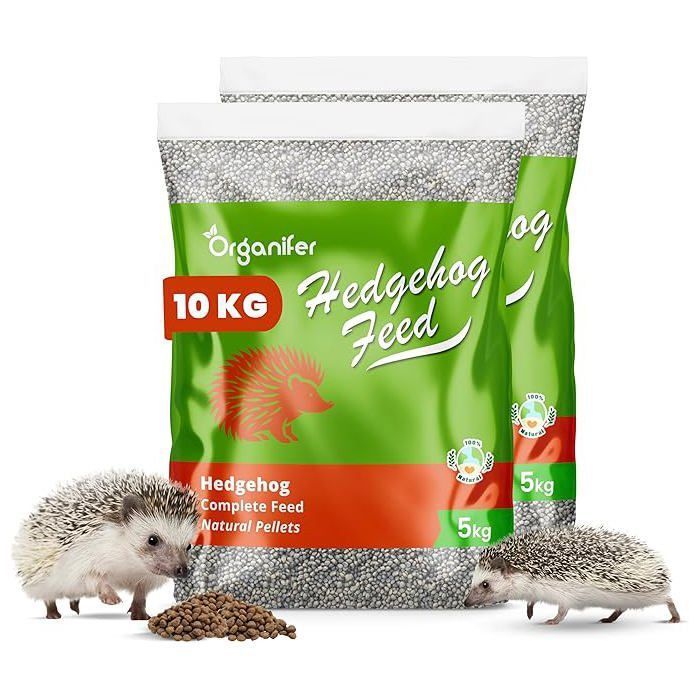 Croquette - Nourriture Seche - Aliments pour animaux pour hérissons - Organifer - Granulés Naturels Complets - 10 Kg