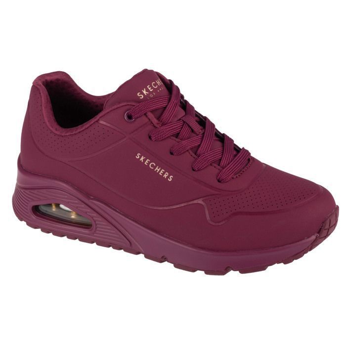 Skechers Skechers Uno-Stand on Air 73690-PLUM Femme Rouge sneakers