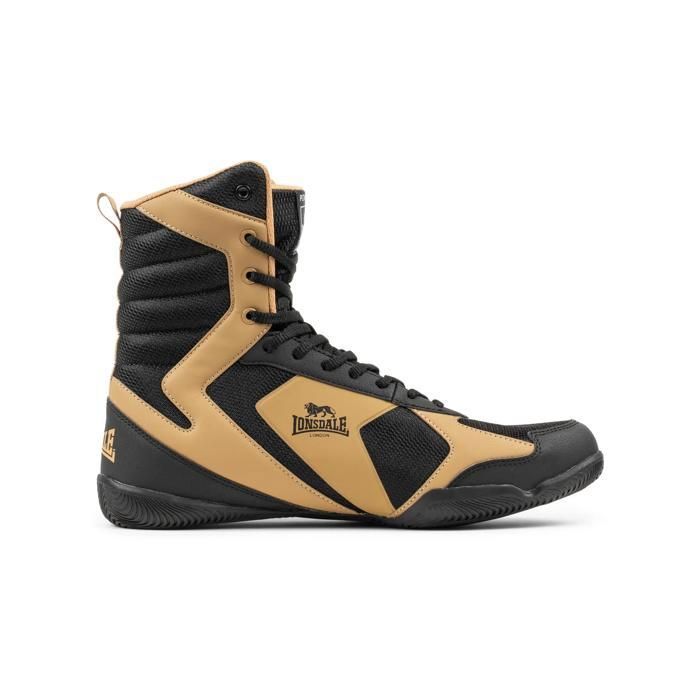 Chaussures de boxe Lonsdale Heskin - black/gold/white Chaussures de boxe Lonsdale Heskin - black/gold/white