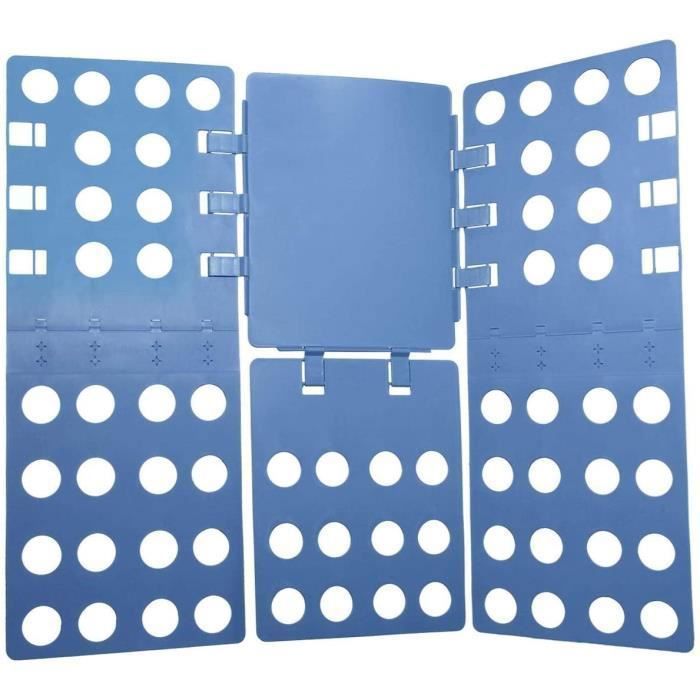 Plieuse à linge - 56 x 68 cm - Ajustable - Bleu
