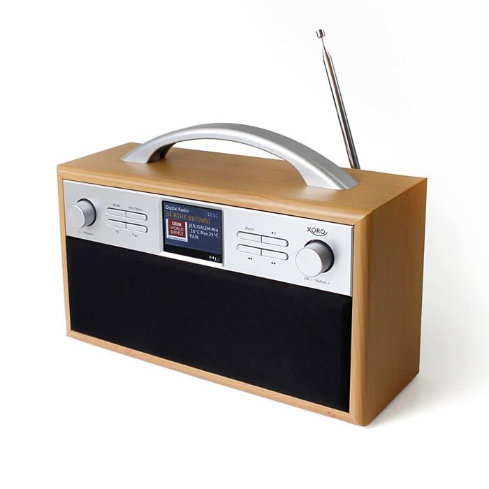 Radio portable - Xoro - DAB 250 IR - Wi-Fi - BT 4.2 - Écran couleur 24