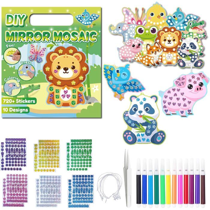 Lot De 20 Autocollants Diamant 5D – Thème Espace – Pour Enfants Et Adultes – Kit DIY Complet