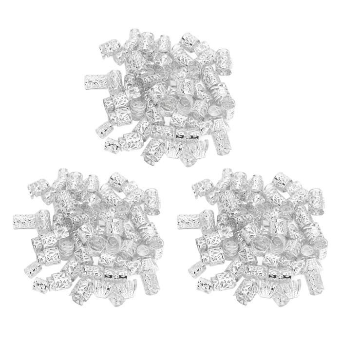 PAGOW Lot De 200 Perles Tubulaires Incurvées De 25 Mm, Perles