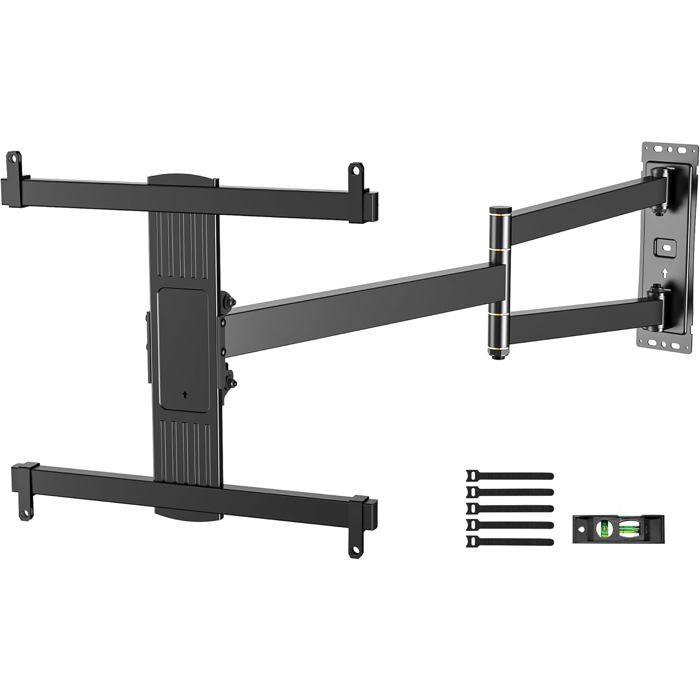 Support Inclinable Support mural TV inclinable et pivotant - TURBIX - Bras long 830 mm ...