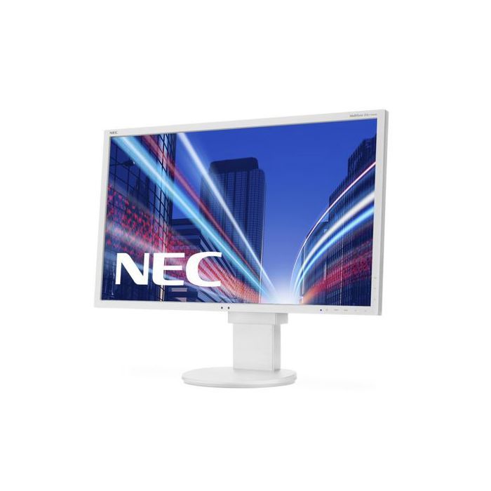 Moniteur NEC MultiSync EA273WMi 27 Pouces LED IPS Blanc 2560x1440 Etat reconditionne tres bon etat - Nec