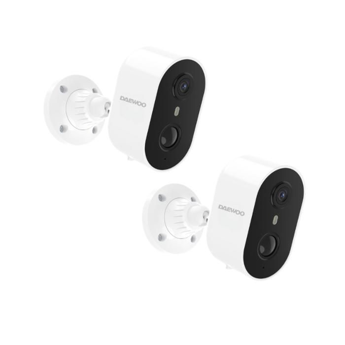 Daewoo IP506P – Pack 2 caméras intérieures WiFi motorisées 360° – Mode Vie Privée – Full HD - vue 2