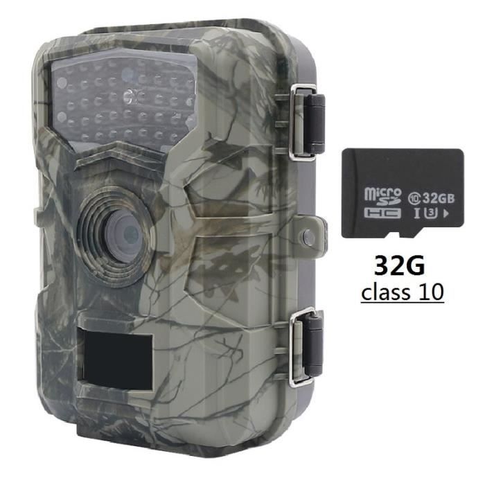Caméra de chasse EJ.LIFE 1080P IP66 avec 38 LED pour sécurité maison