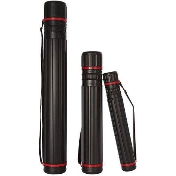 Artina Tube de transport de plans, posters, dessins Noir Ø 9,5cm