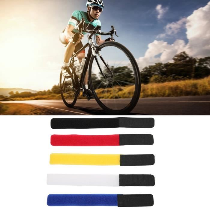 Lot De 4 Sangles De Vélo En Silicone - Longueurs 67mm à 100mm, Extensibles - Pour Fixer Phares, Feux, Caméras Sur Guidon