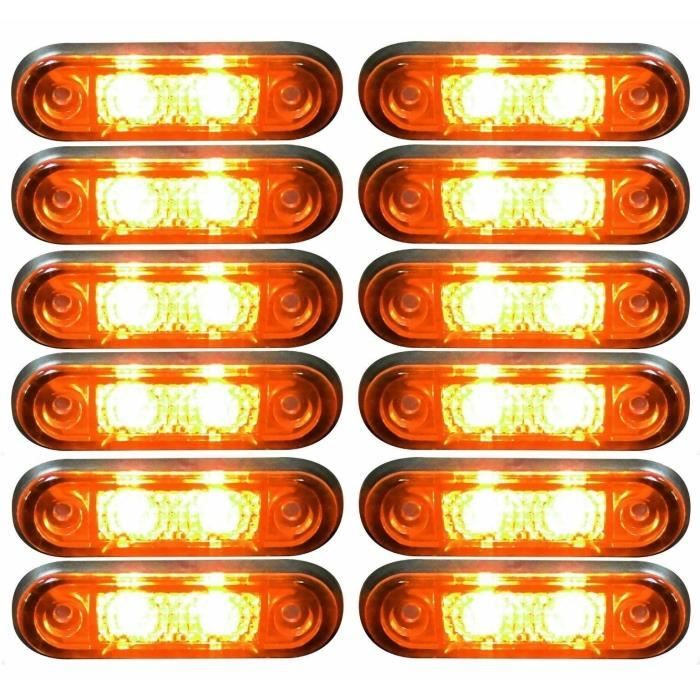 Feux de gabarit à LED pour remorque, feux de gabarit latéraux pour