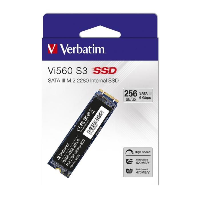 VERBATIM V Vi560 S3 M.2 Ssd 256Gb