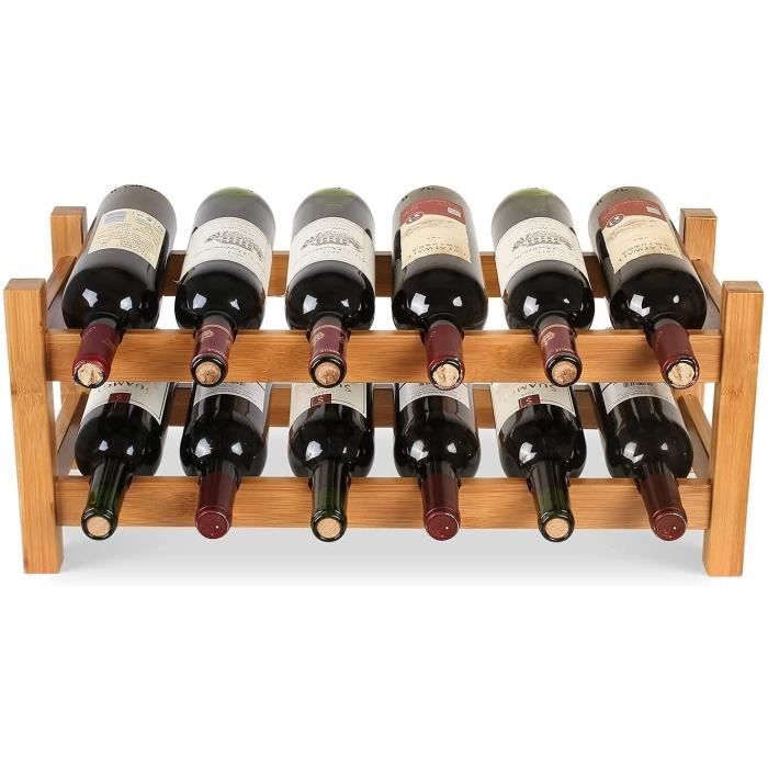 Porte-bouteilles à Vin 9 Bouteilles - Support à 3 Niveaux En Fer, Design Nid D'abeille, Dimensions 35x19x17,5 Cm, Couleur Or Ou Noir, Pour Bar, Cave, Comptoir