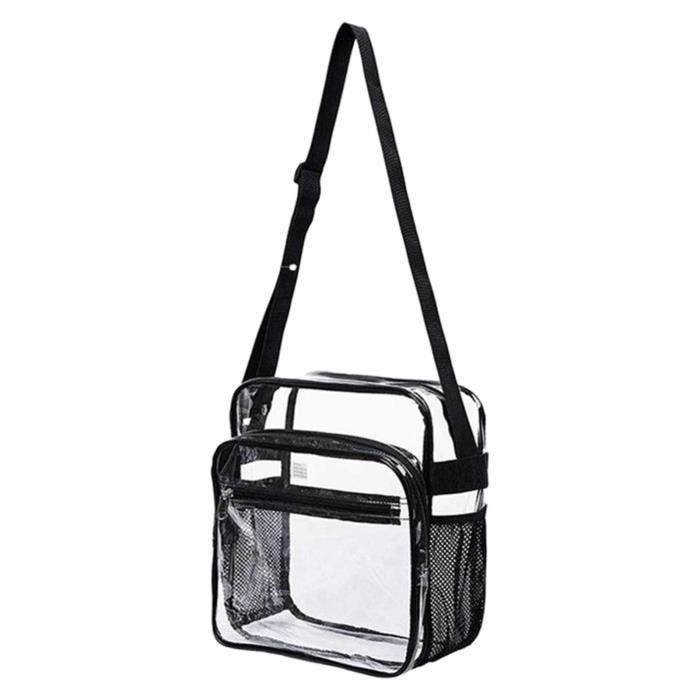 Sac Transparent Sacs Bandouliere Petit Sac a Main Transparent pour Femme Homme Sac a Main avec Bandouliere Reglable pour Cdiscount Bagagerie Maroquinerie
