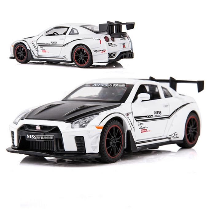 Nissan Skyline GTR R35 Nismo GT3, jouet de course, modèle de voiture pour enfants, RMZ CiTY, alliage moulé sous pression, Collection de son et de lumière Miniature, 1/32 Nissan Skyline GTR R35 Nismo GT3, jouet de course, modèle de voiture pour enfants, RMZ CiTY, alliage moulé sous pression, Collection de son et de lumière Miniature, 1/32