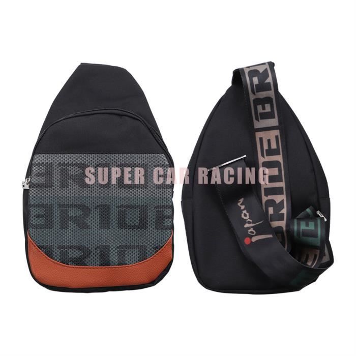 Noir Sac dos JDM BRIDE en tissu bandouli re Sac