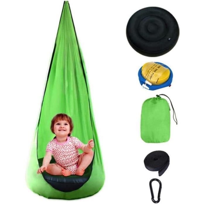 Nets Tribe Balançoire 2 en 1 pour tout-petits, siège à bascule pour enfants avec cordes
