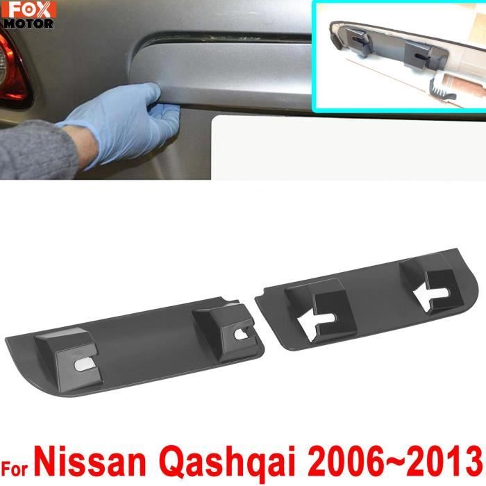 Kit de réparation de poignée de coffre de hayon pour Nissan Qashqai, clips Snapped, accessoires de voiture, 2