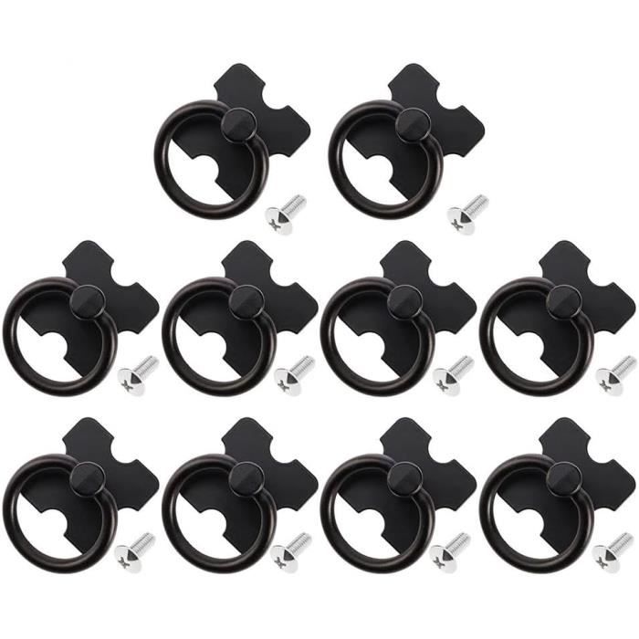 Lot De 10 Poignées En T Pour Connecteurs Anderson 50A – Interchangeables, Matériau PC, Rouge Ou Gris